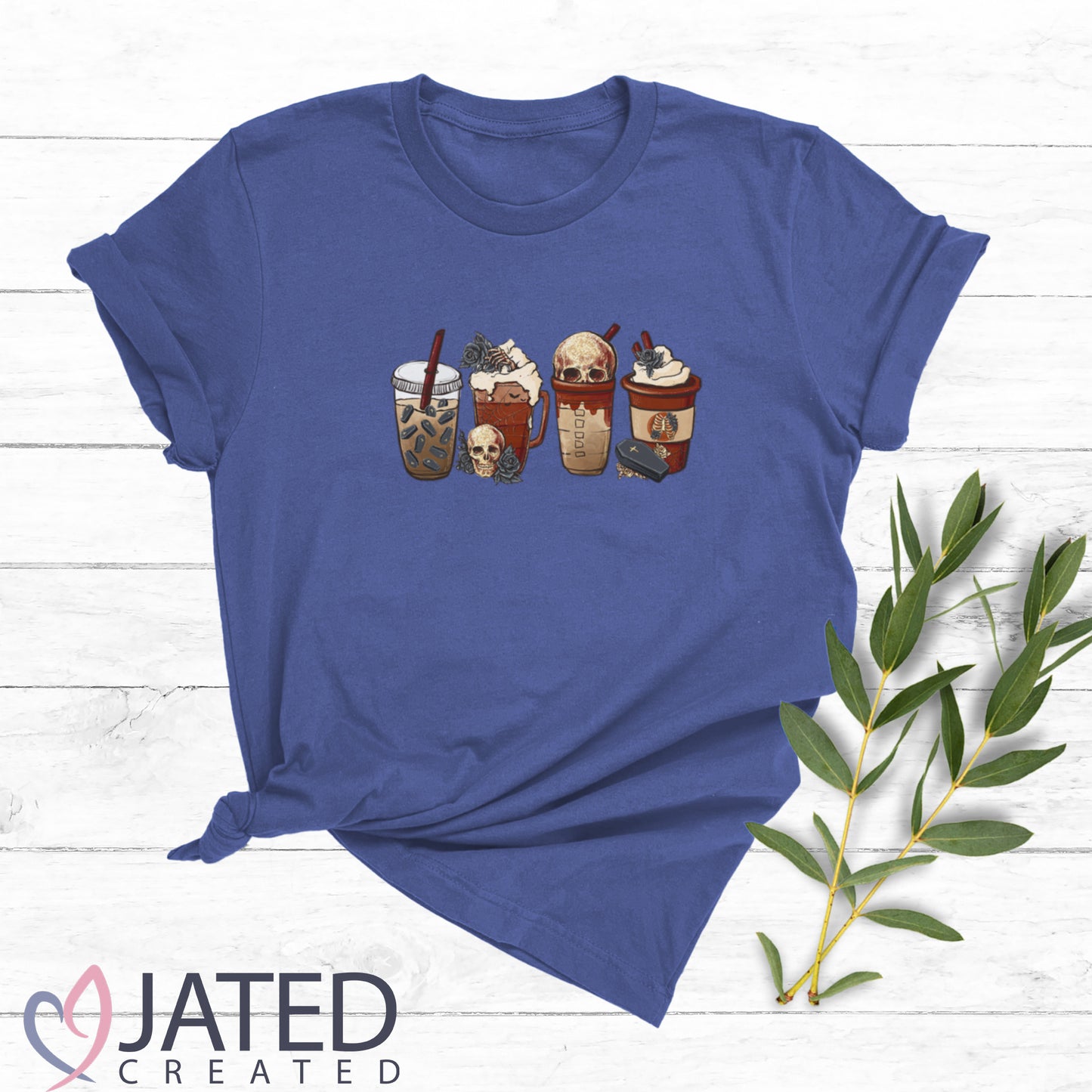 Skeleton Drinks 52 | Halloween T-Shirt