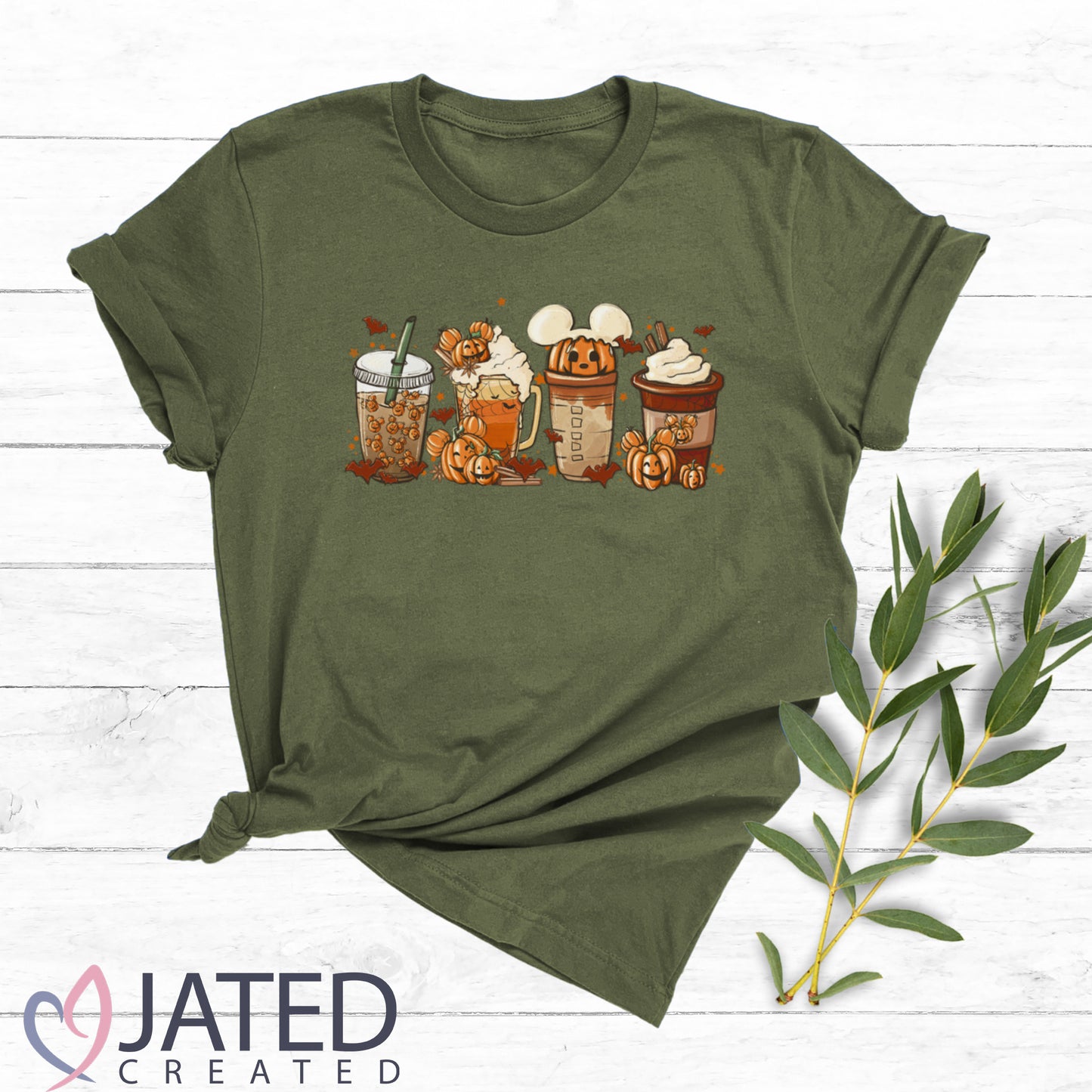 Halloween Drinks with Ears 56 | Halloween T-Shirt
