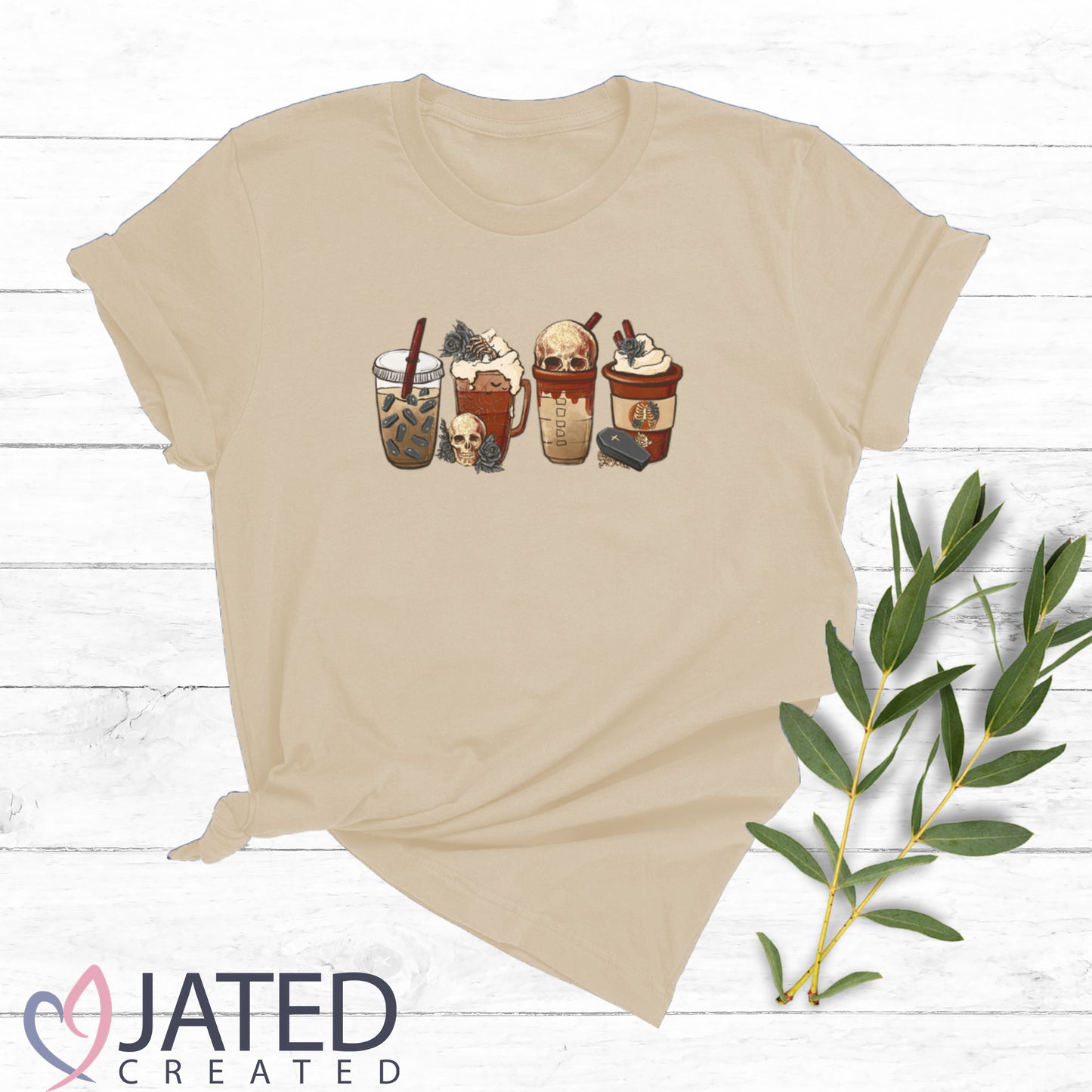 Skeleton Drinks 52 | Halloween T-Shirt