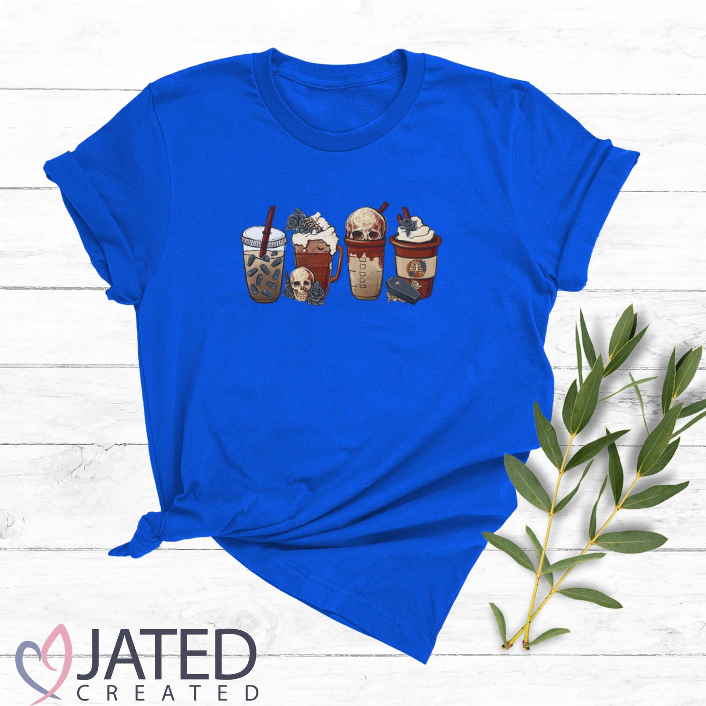 Skeleton Drinks 52 | Halloween T-Shirt