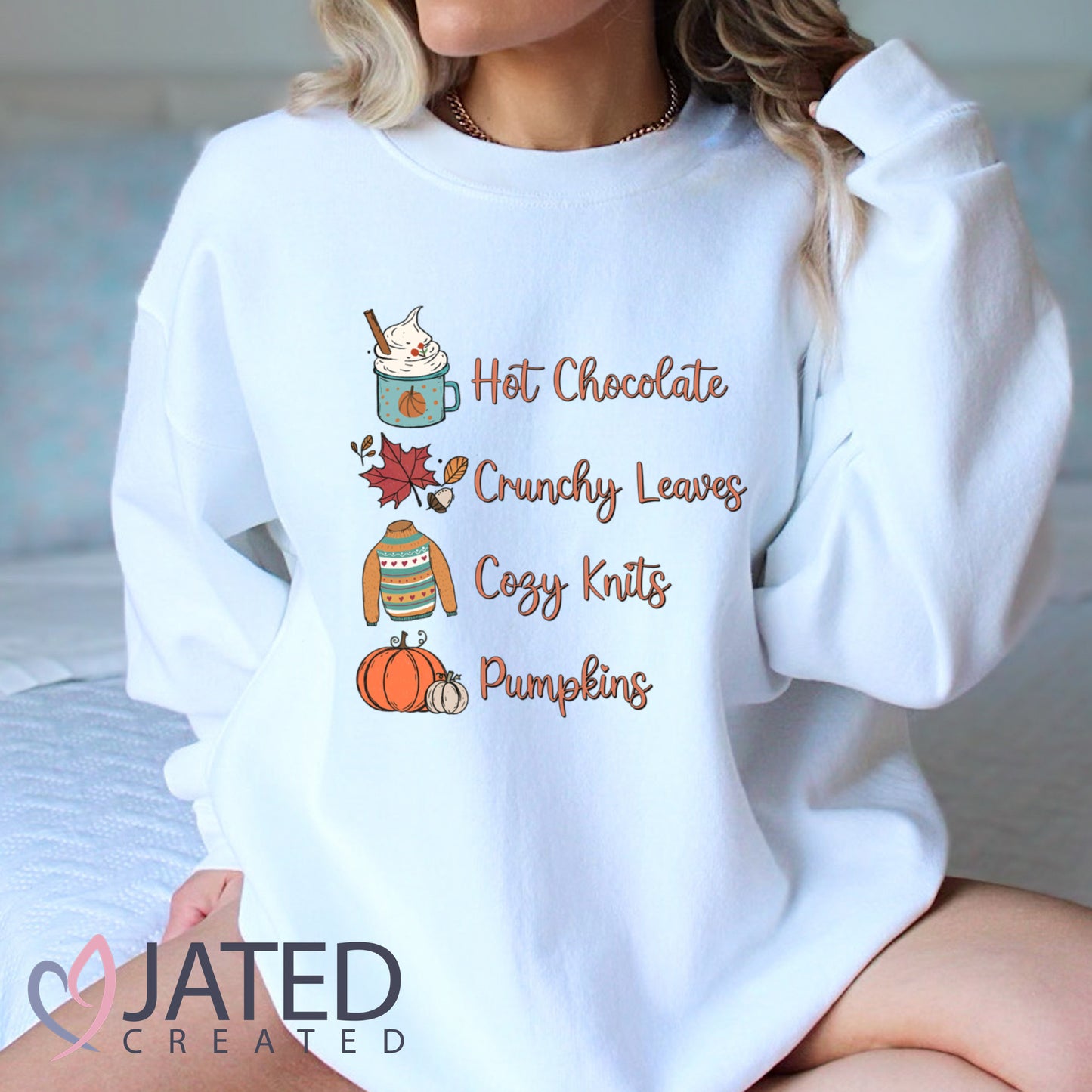 DTF Transfer | HOT CHOCO FALL F03