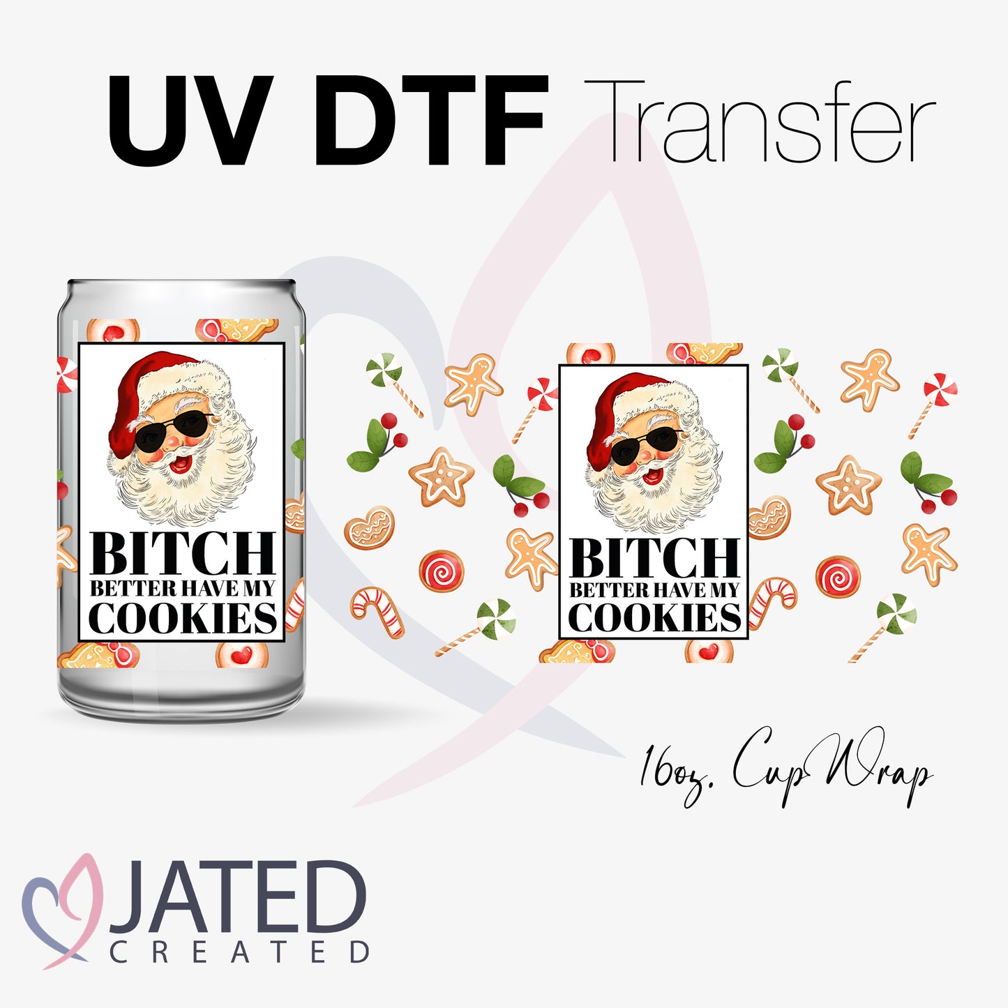 UV Transfer | 16oz. Wrap Santa Clause 06