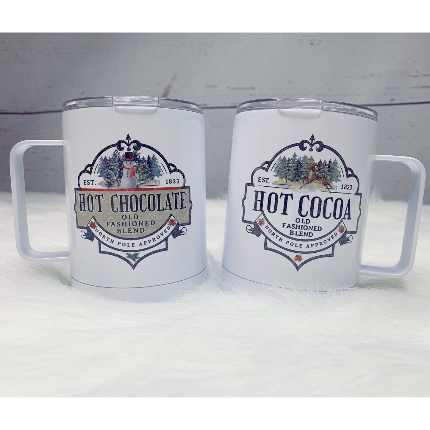 10 oz coffee tumblers custom design sublimated hot chocolate hot cocoa with lid Coffee Tumbler JATED Personalized Customized Stainless steel Insulated Double-walled Eco-friendly