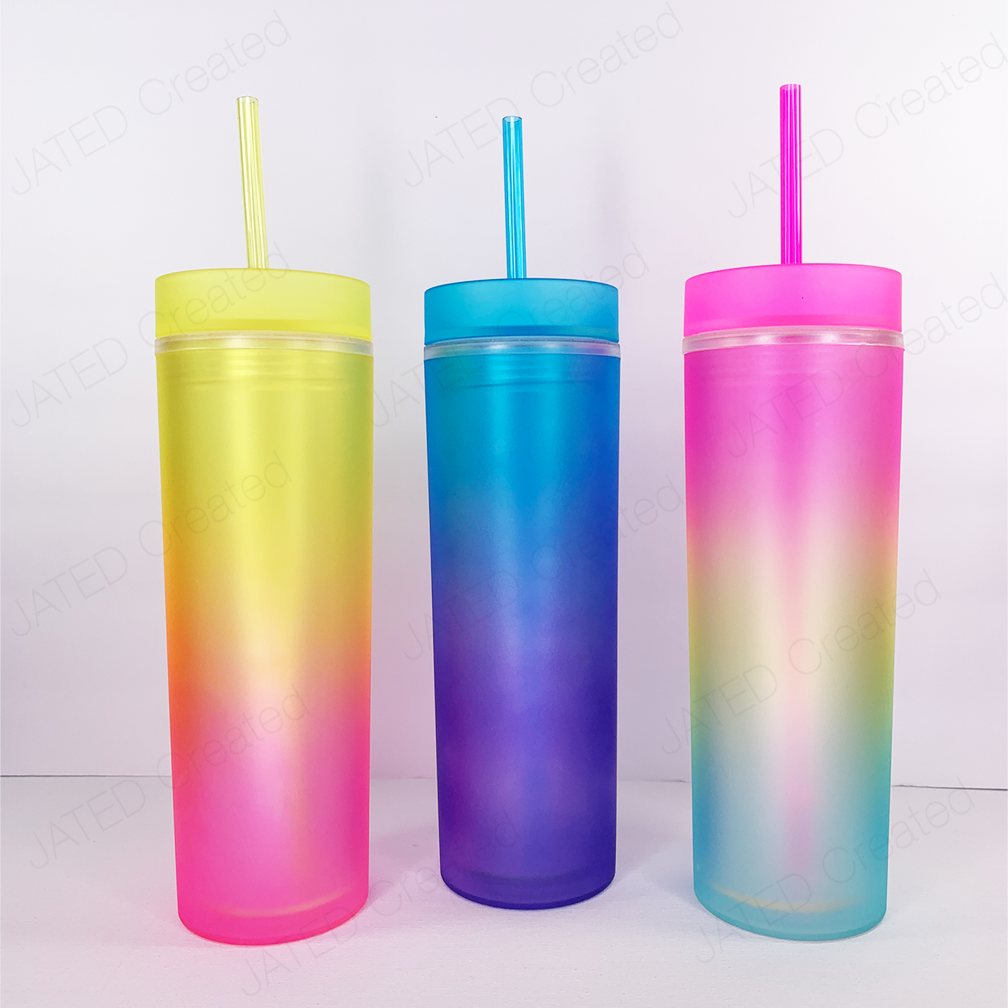 16 oz Frosted Acrylic Tumblers