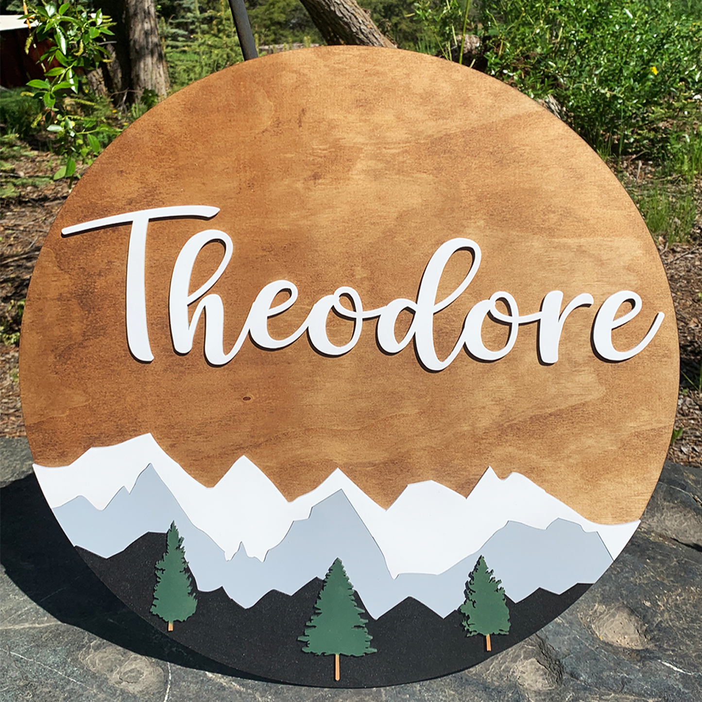 Character Nursery Round Signs