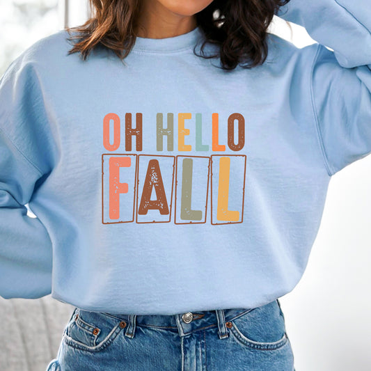 Hello Fall Crewneck Sweater