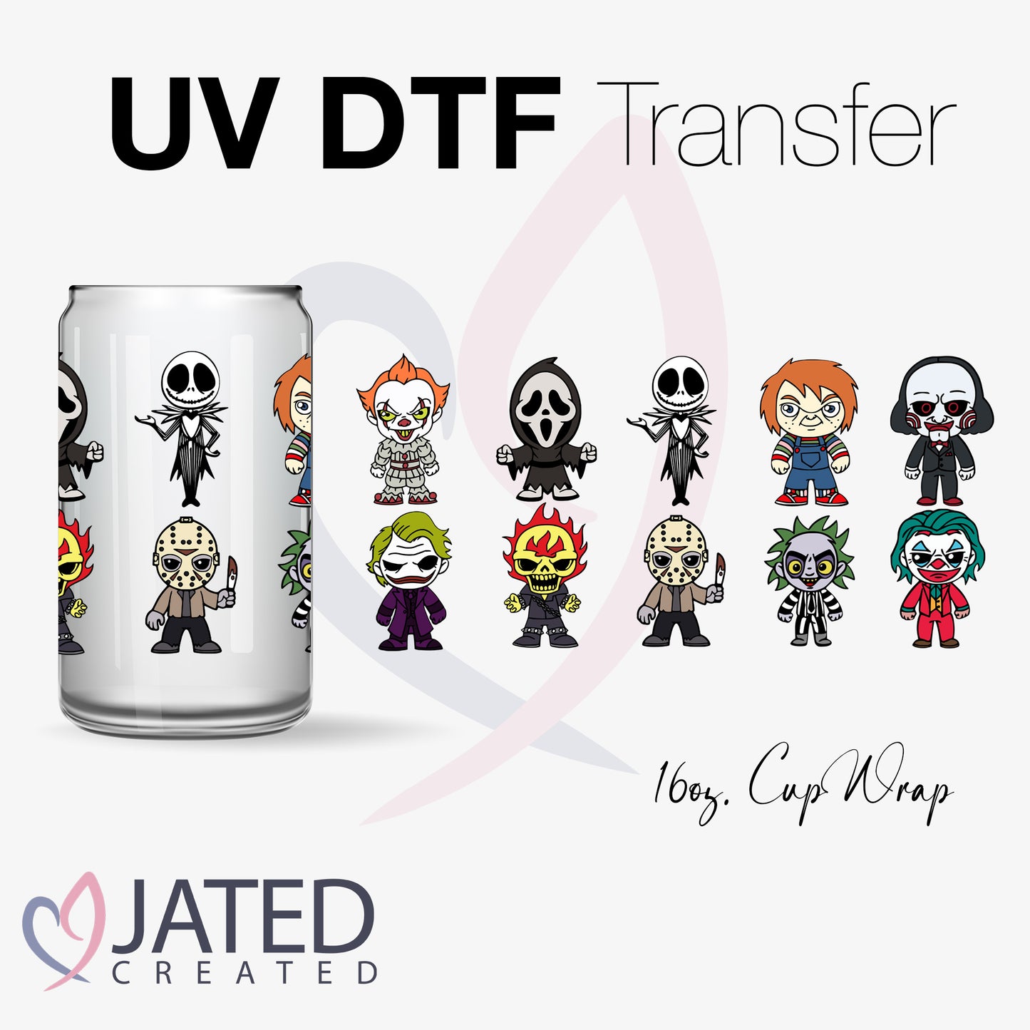 UV Transfer | 16oz. Wrap Group Halloween 23