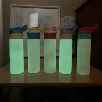 12oz UV Glow in the dark Water Bottles tumblers