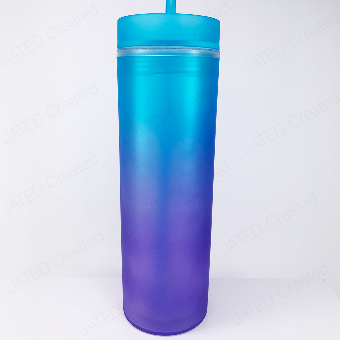16 oz Blue Frosted Acrylic Tumblers